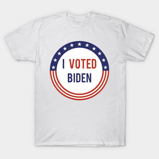 I Voted Biden T-Shirt by powniels